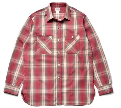 8HU OMBRE CHECK SUMMER FLANNEL SHIRT