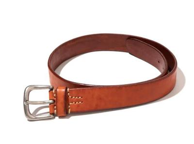 JOE MCCOY BEND LEATHER BELT