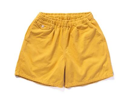 COTTON DRILL SWIM SHORTS (OVER-DYED)