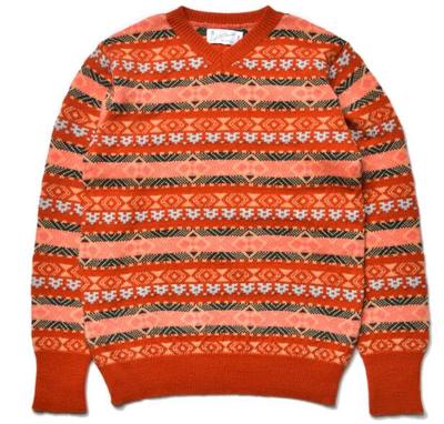 FAIR ISLE CREW NECK SWEATER