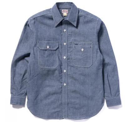 8HU CHAMBRAY SERVICEMAN SHIRT