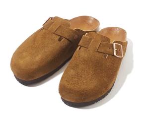 LEATHER FOOT-SUPPORT CLOGS