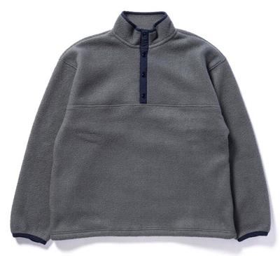 SNAP FRONT PULL-OVER FLEECE